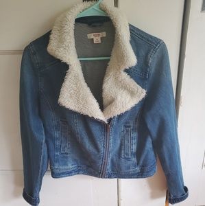 Sherpa Lined Denim Jacket